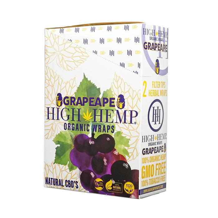 High Hemp Wraps - Grape Ape / Box