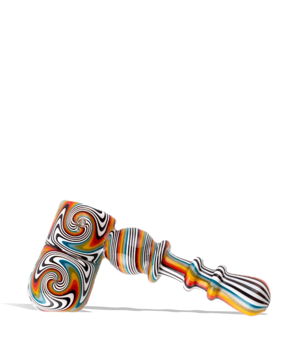 STOKES 5 INCH GLASS BUBBLER HAND PIPE - Hippie
