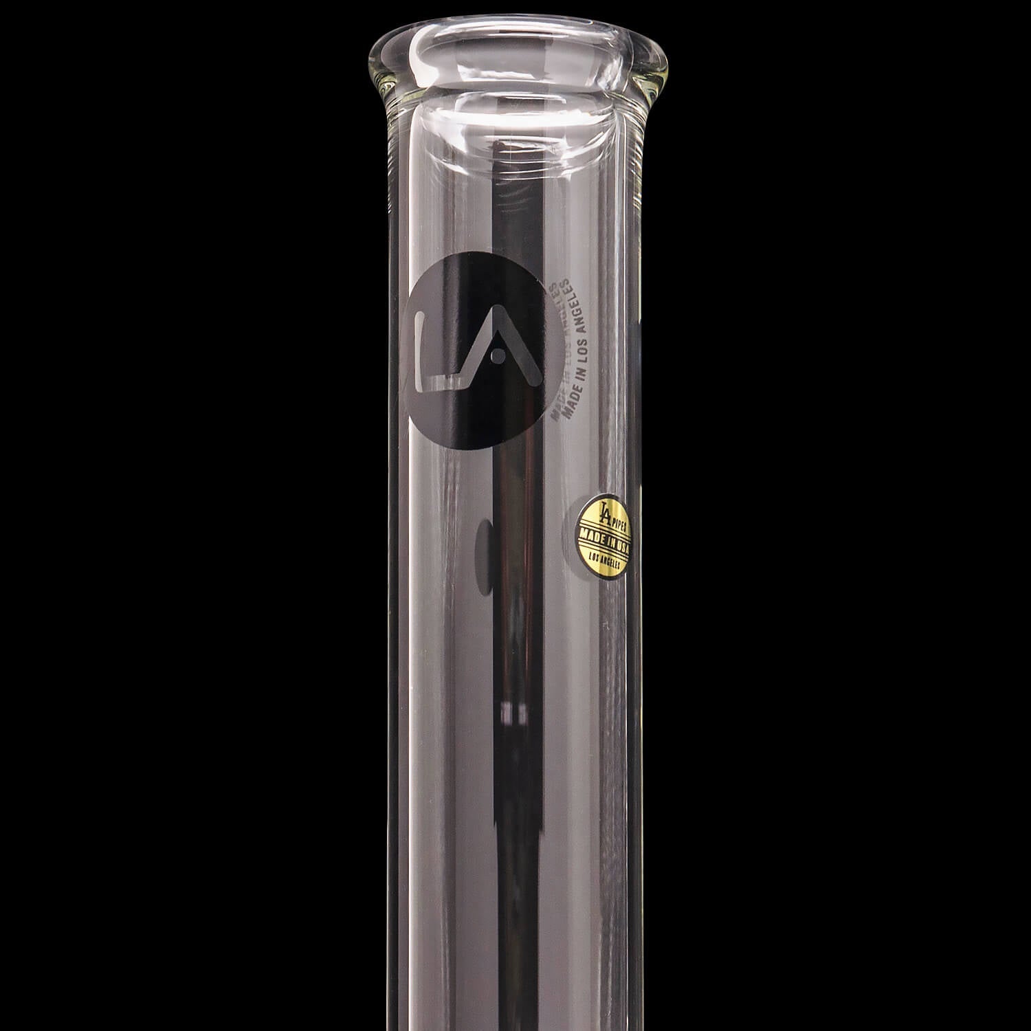 LA Pipes 12" Clear Straight Shot Bong (ONLINE ONLY)