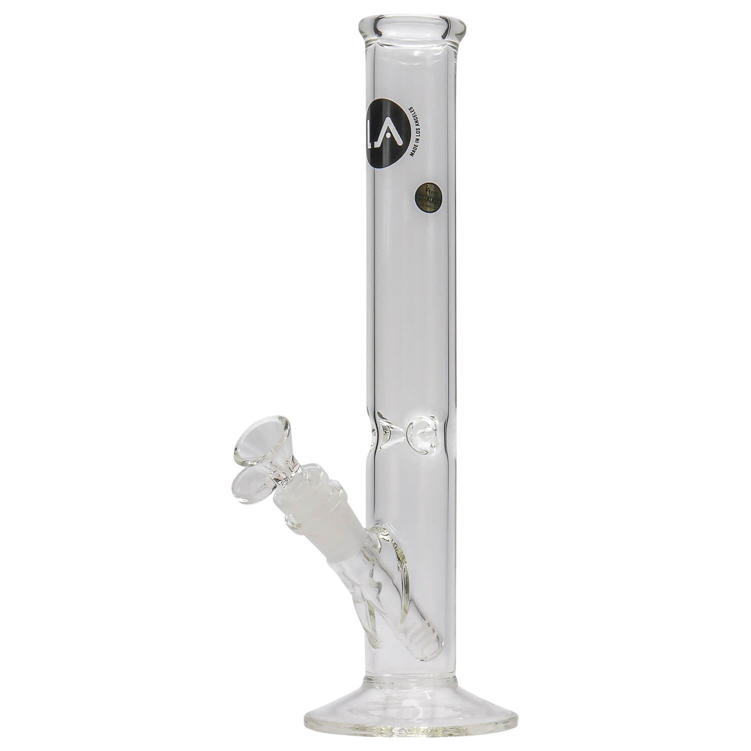LA Pipes 12" Clear Straight Shot Bong (ONLINE ONLY)
