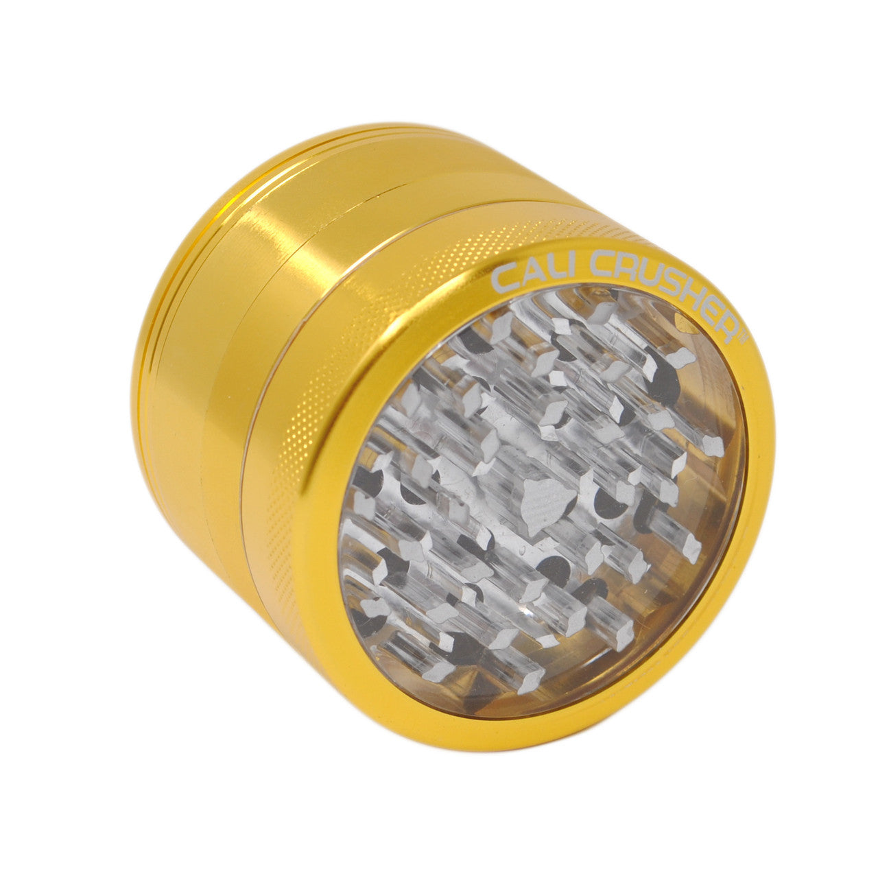 Cali Crusher OG 2.5 Inch Clear Top Grinder - Gold