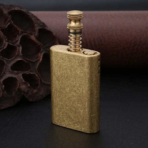 Engravable Vintage Pull Strike Lighter - Golden Ice