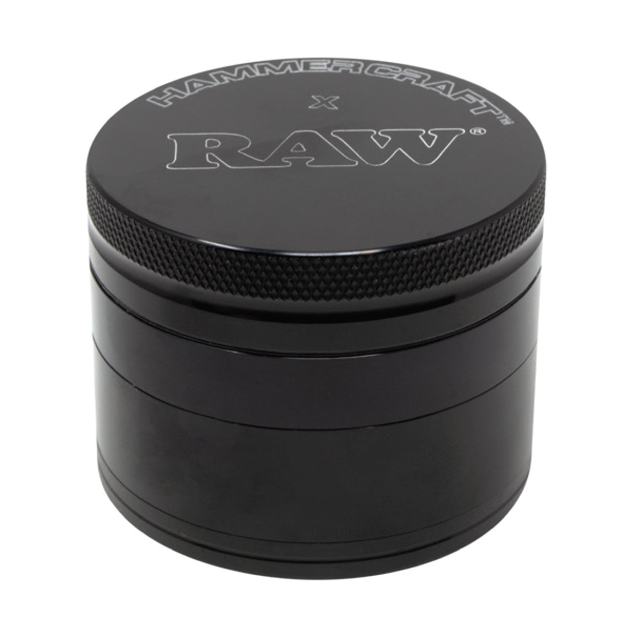 RAW® x Hammercraft 4 Part Grinder - Black / 2.2"