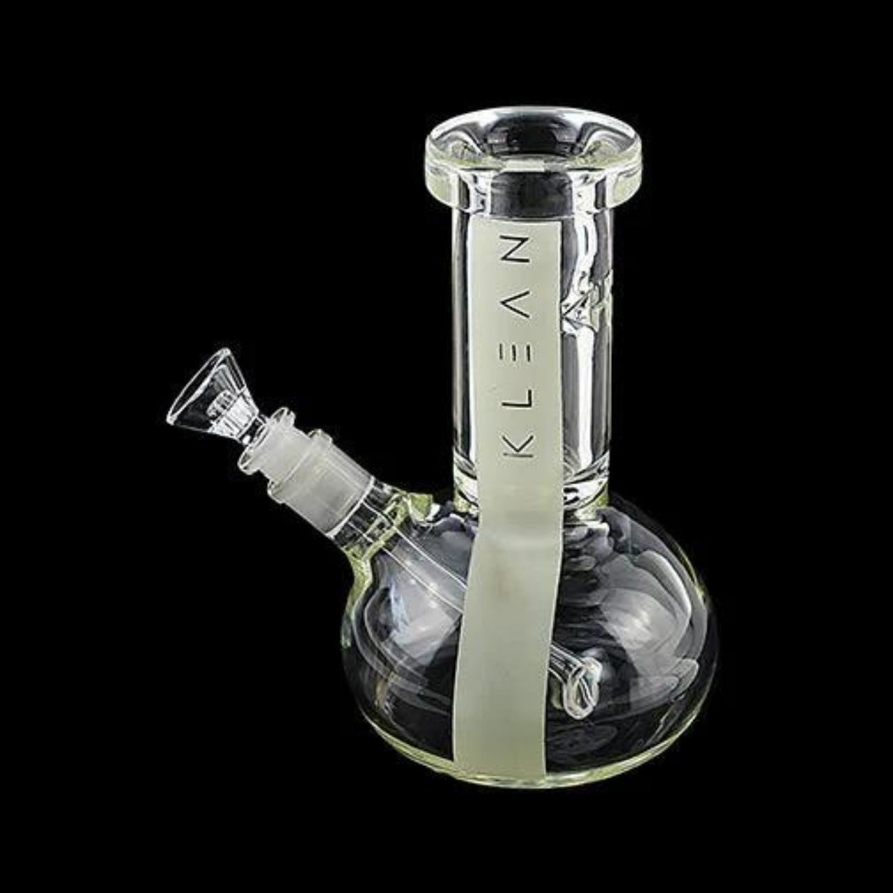 KLEAN Glass 8" Round Bottom Mini Water Pipe