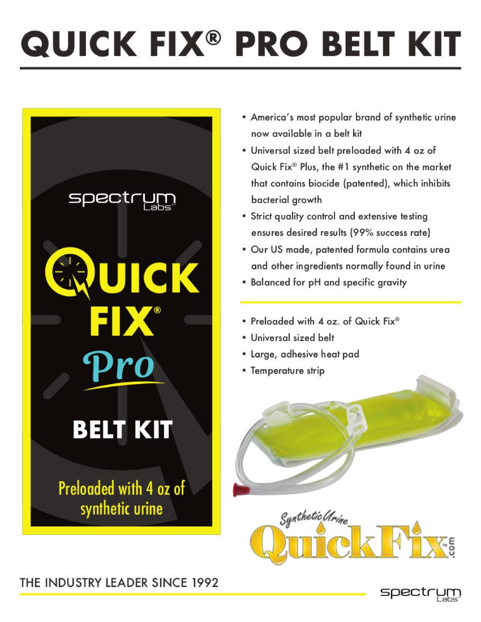 Quick Fix Pro Belt Kit