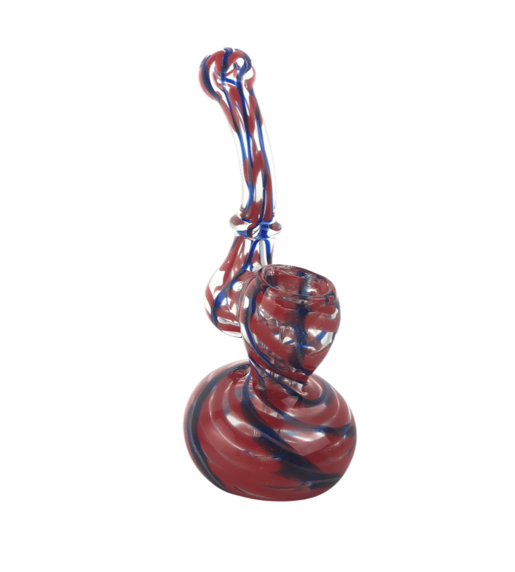 6" Small Squiggle Bubbler - 1