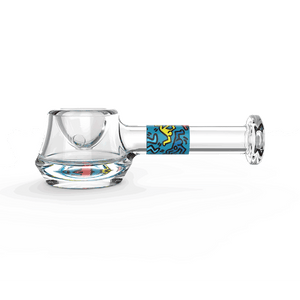K. Haring Glass Spoon - Multi Blue