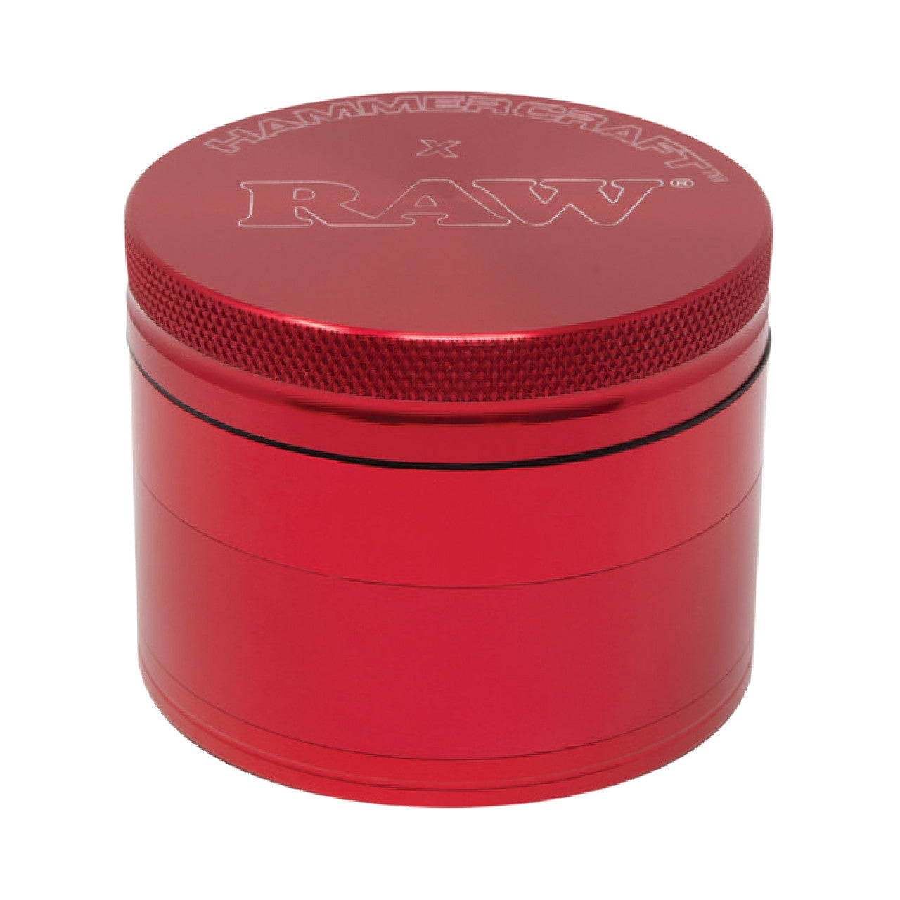 RAW® x Hammercraft 4 Part Grinder - Red / 2.5"