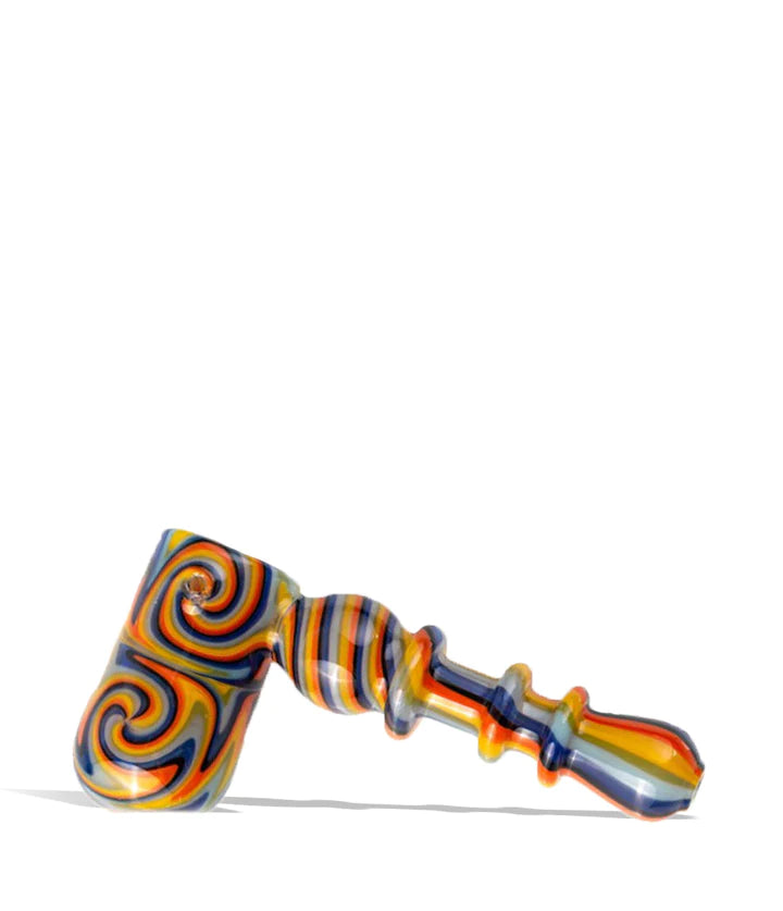 STOKES 5 INCH GLASS BUBBLER HAND PIPE - Hippie