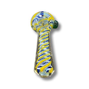 4" Thick Swirl Mix Hand Pipe