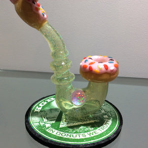 KGB Glass Strawberry Crushed Opal Sherlock UV