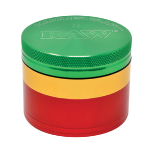 RAW® x Hammercraft 4 Part Grinder - Rasta / 2.5"