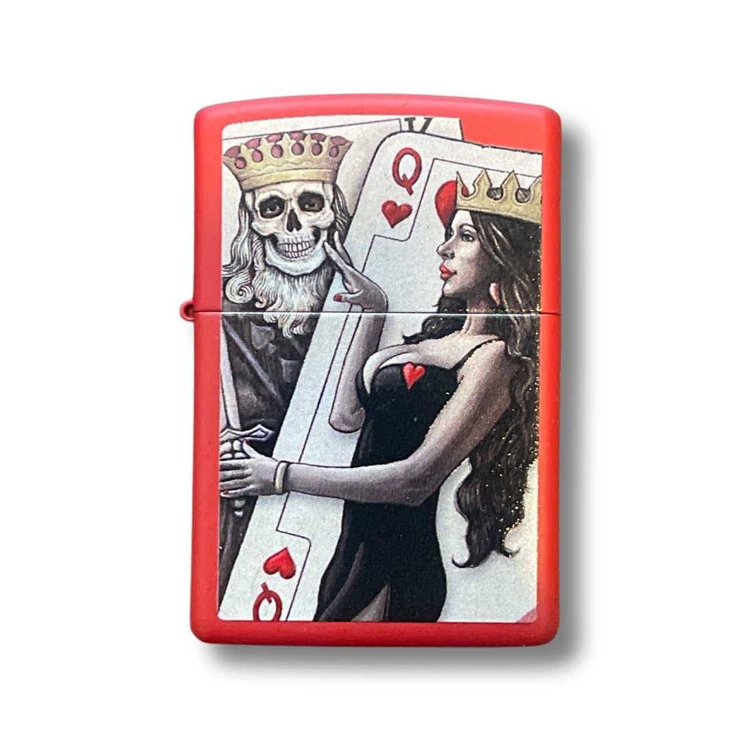 Zippo Lighters - 8 Skull King Queen