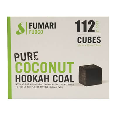 Fumari Fuoco Coconut Charcoal Cube 112 Piece Box