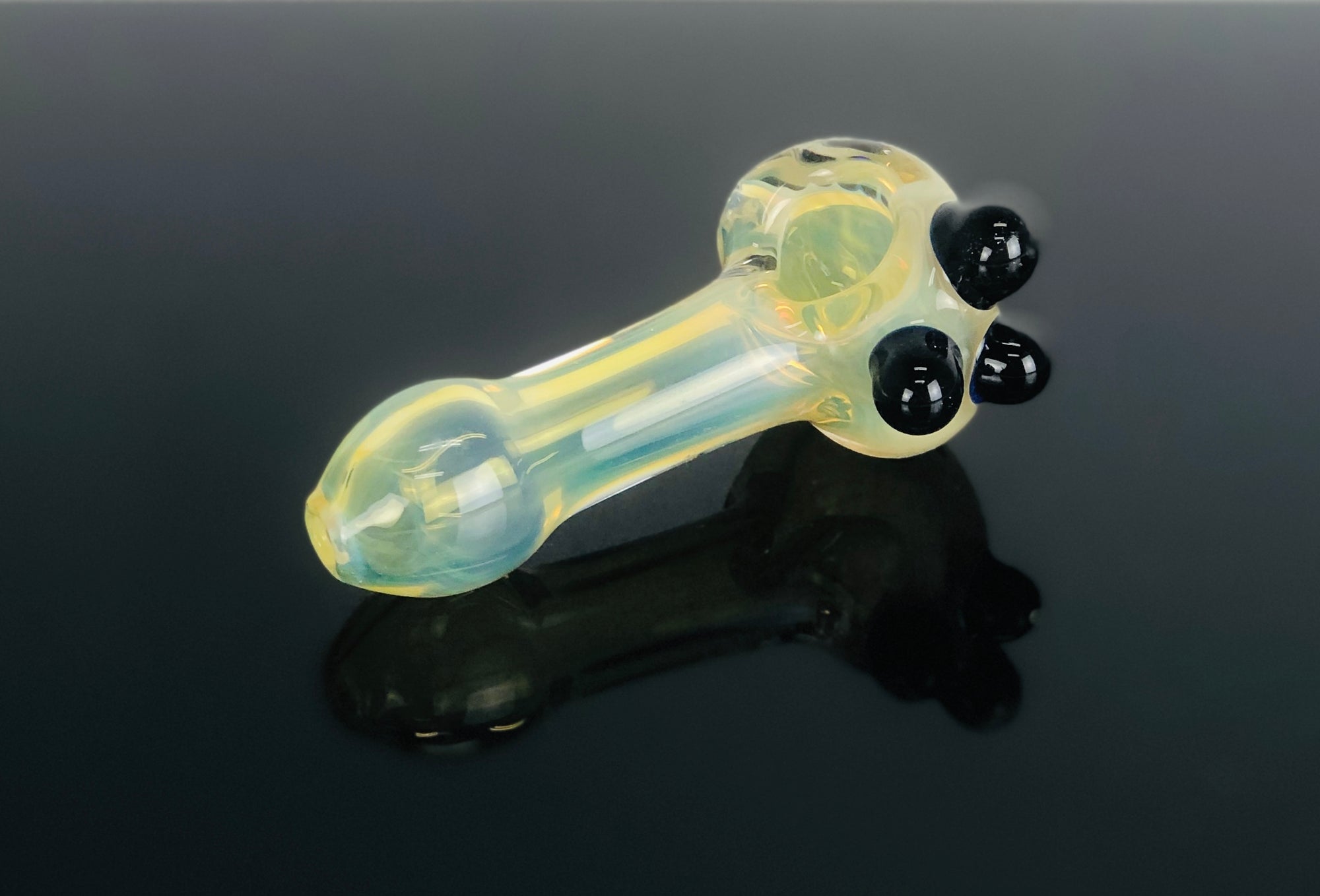 603 Glass Spoon - Yellow