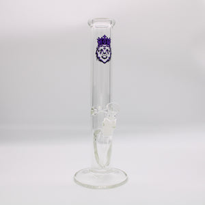 15” straight tube with diffused downstem -7 mm thick - Purple