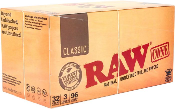 Raw Cones - 1 1/4 / 1 6-Pack
