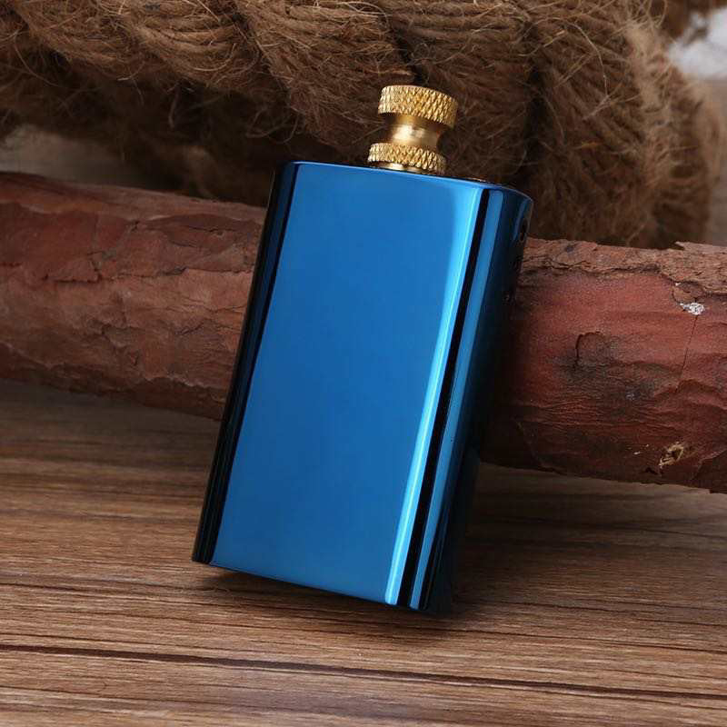 Engravable Vintage Pull Strike Lighter - Blue