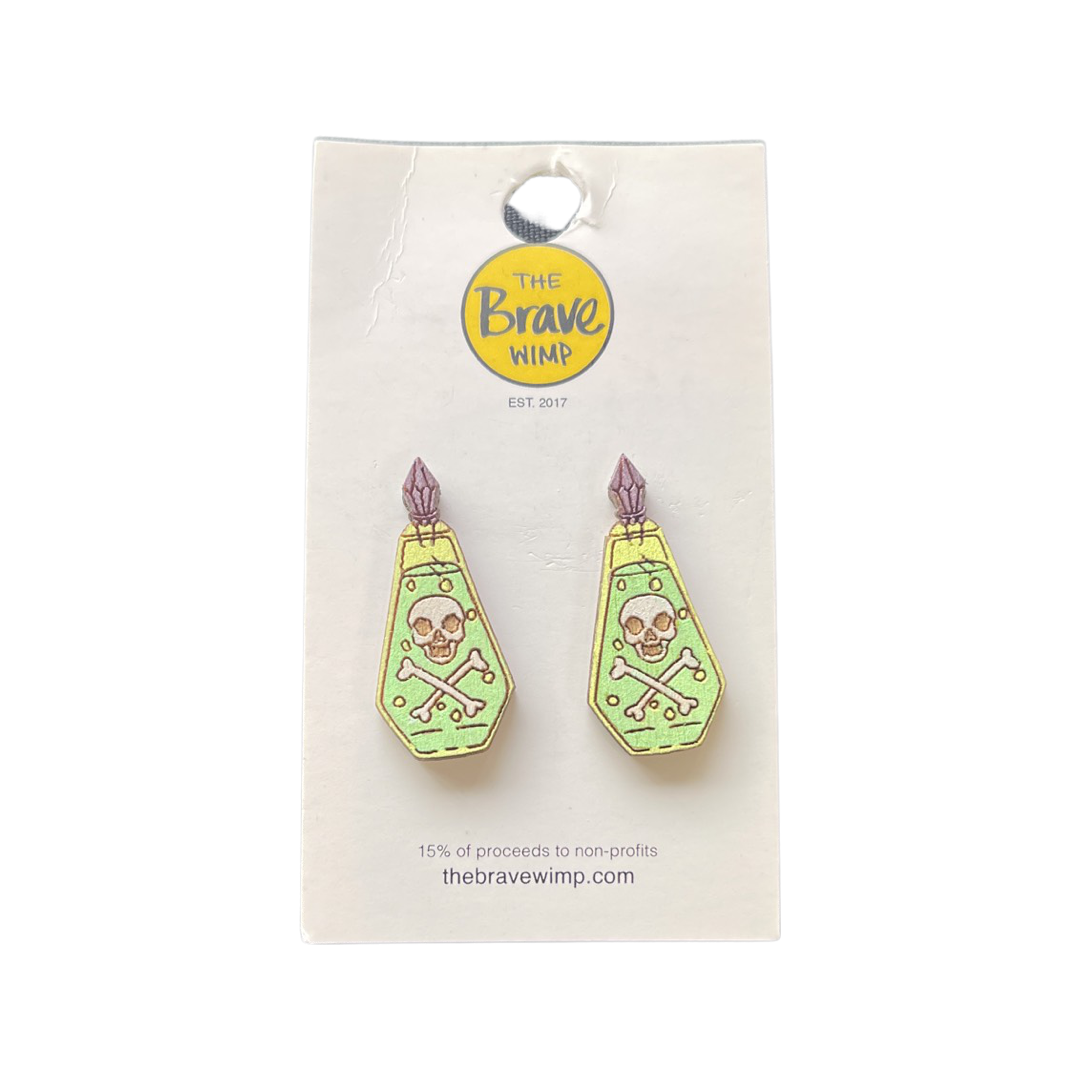 The Brave Wimp Earrings - Glow Poisen