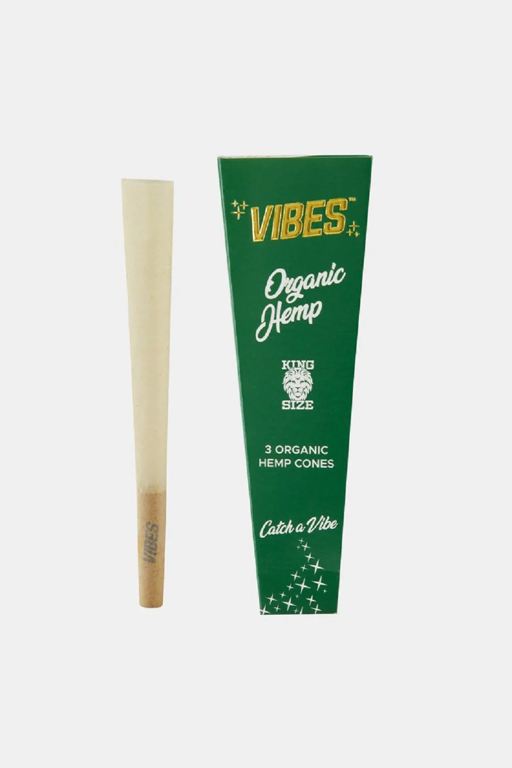 Vibes Cones - Green Pack / King Size 3 Pack