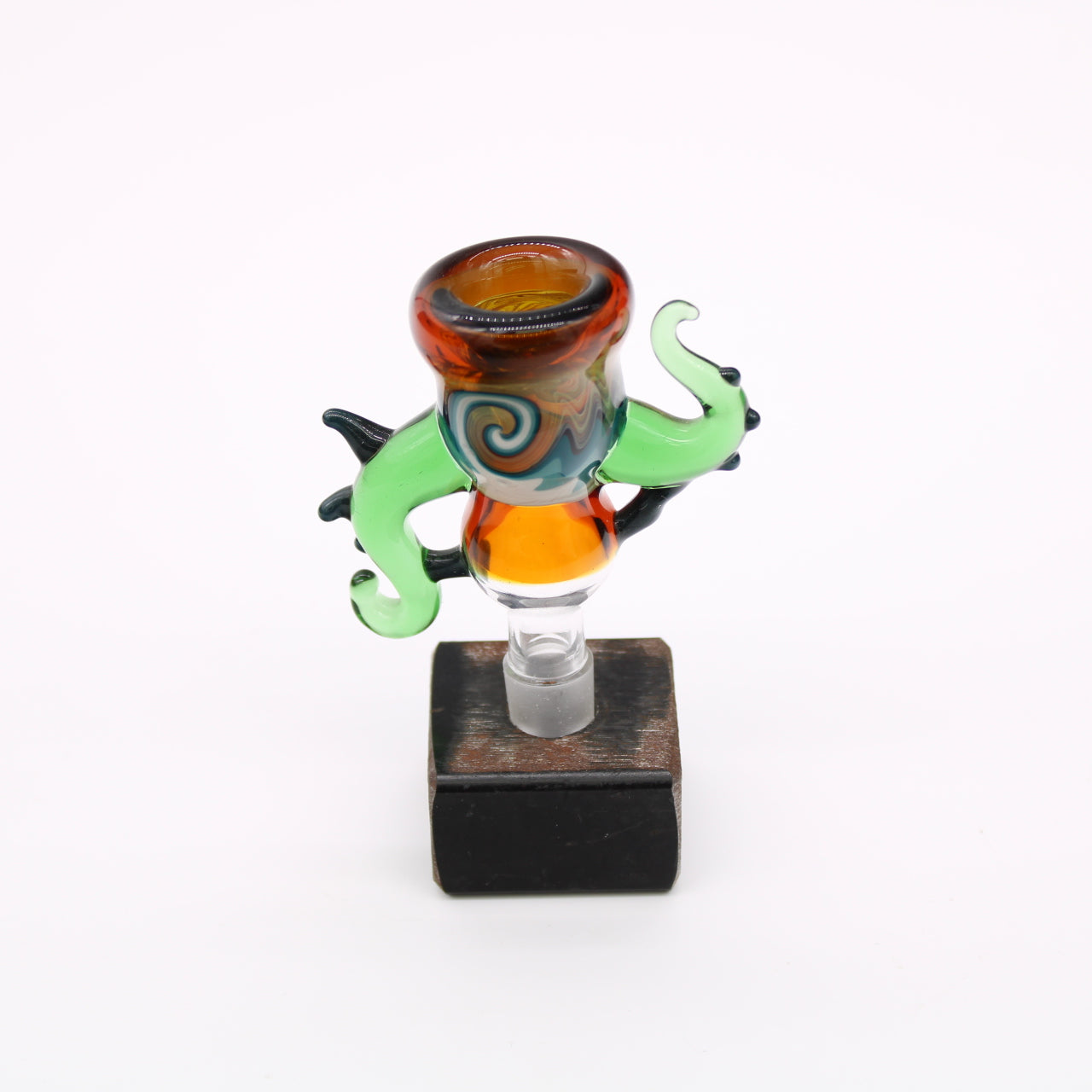 Heady Worked With Spikes 14MM Slide - 4