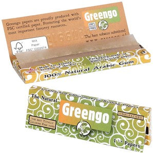 Greengo Natural Unbleached Papers - 1 1/4