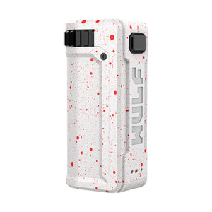 Wulf Mods UNI S 400mAh Variable Voltage Carto Battery Mod - White Red Splatter
