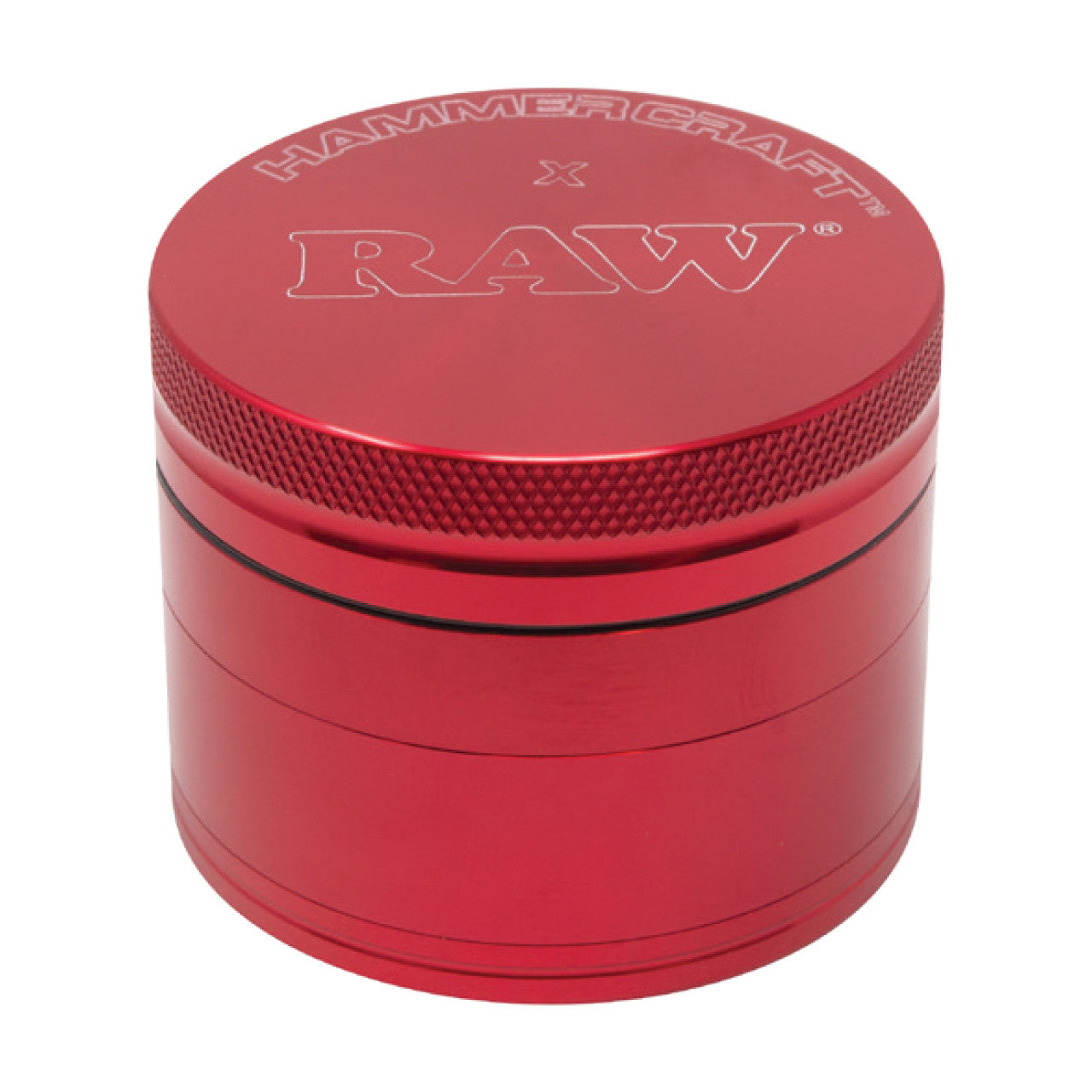 RAW® x Hammercraft 4 Part Grinder - Red / 2.2"
