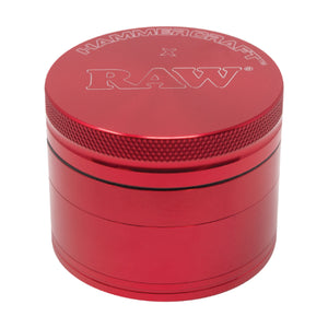 RAW® x Hammercraft 4 Part Grinder - Red / 2.2"