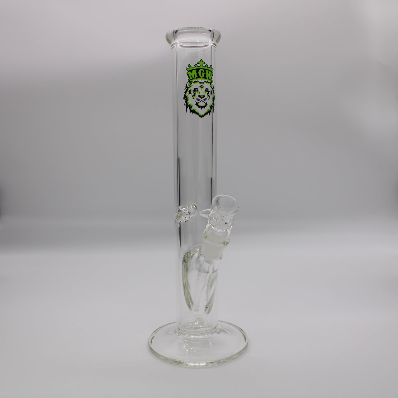 15” straight tube with diffused downstem -7 mm thick - Purple