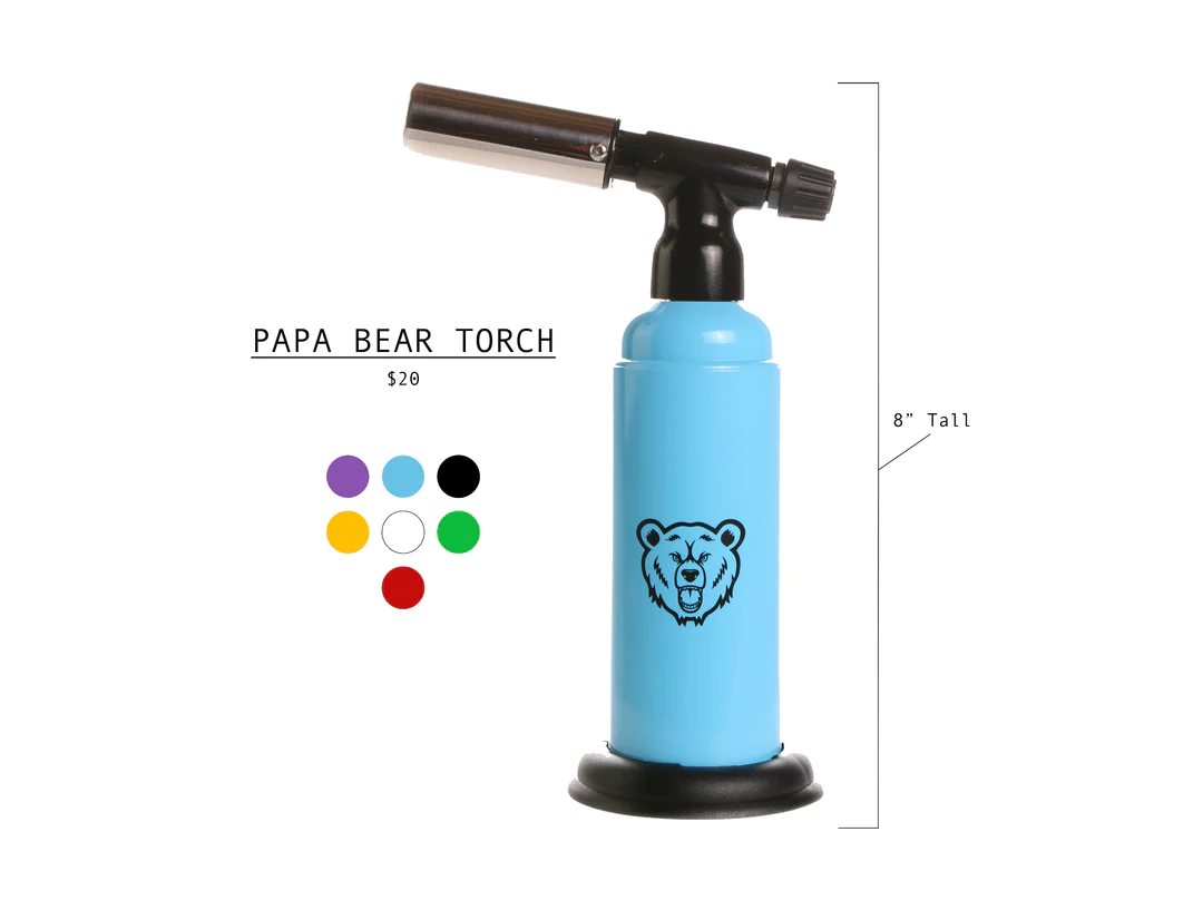 Green Bear Papa Bear Torch - Blue