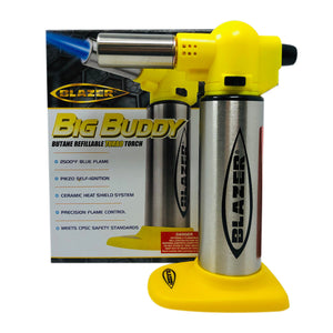 Blazer Torch Big Buddy - Yellow & Stainless Steel