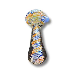 4" Thick Swirl Mix Hand Pipe