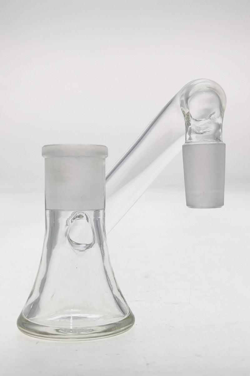 TAG - Non-Diffusing Ash Catcher (ONLINE ONLY) - (18MM Male to 18MM Female) Wavy Laser Engraved Logo - Clear .03