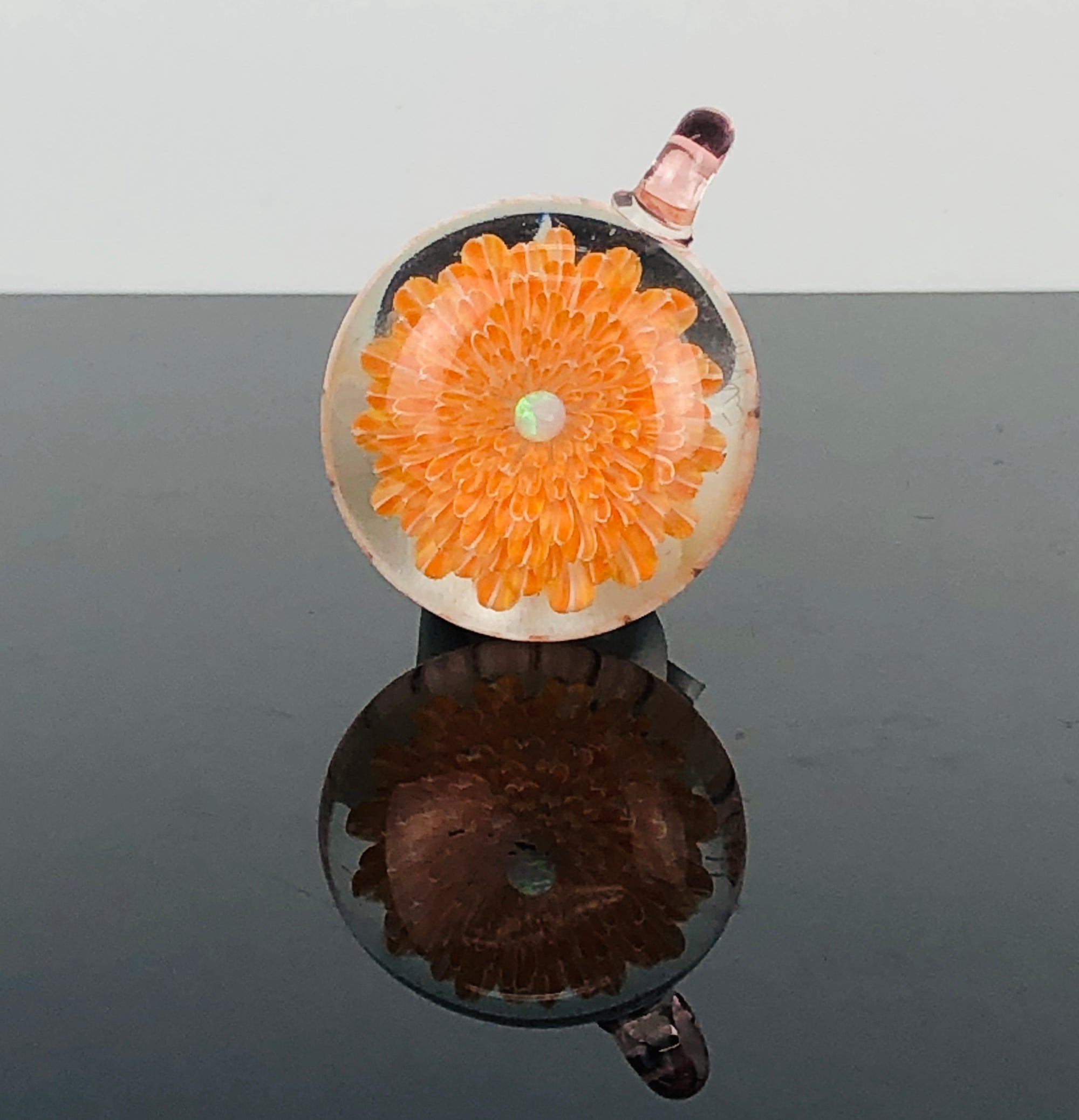 Akihiro Okama Milliflower Opal Pendant Orange