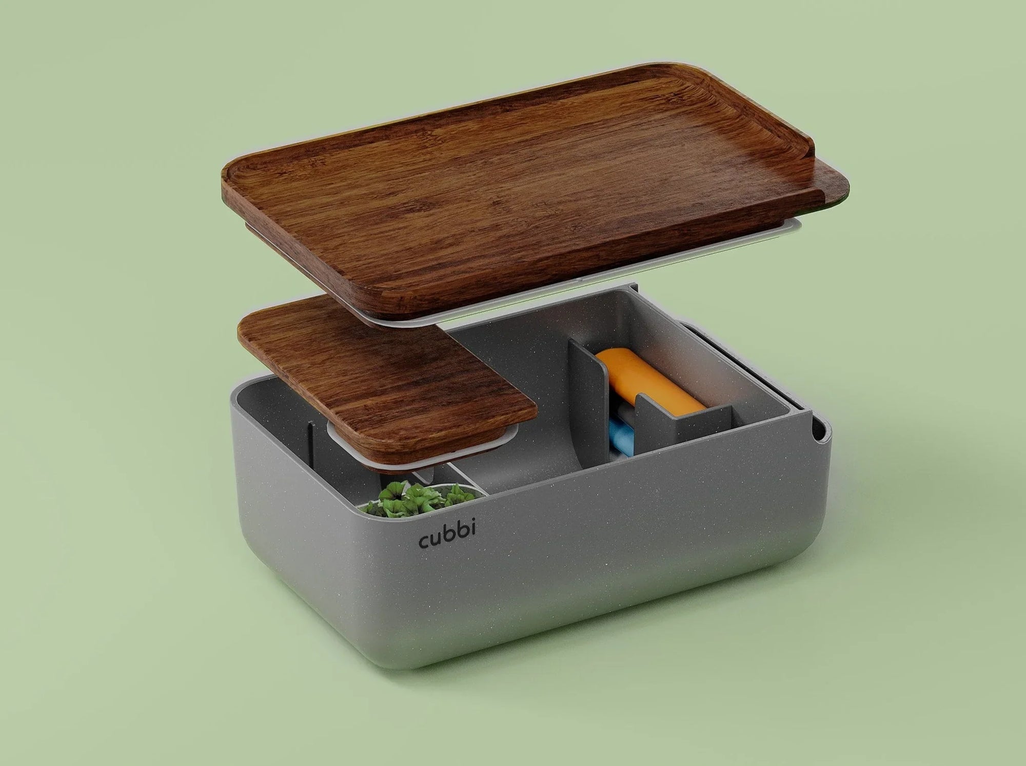 Cubbi Stash Box (ONLINE ONLY) - Gray