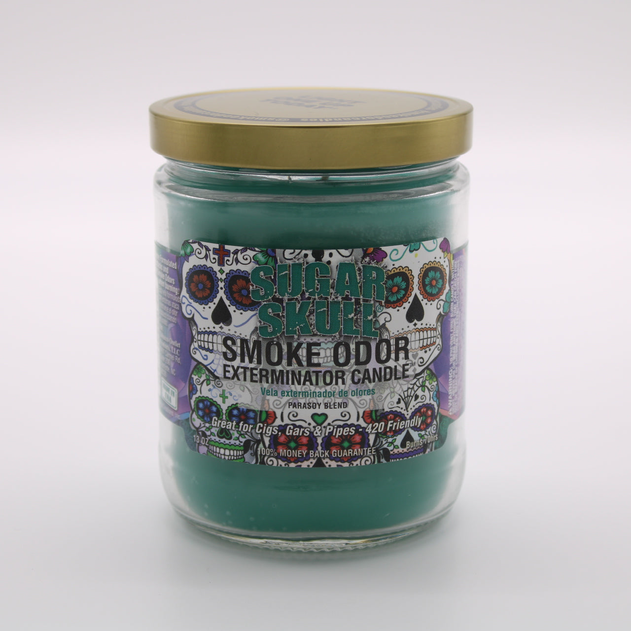 Smoke Odor Exterminator Candle - Sugar Skull