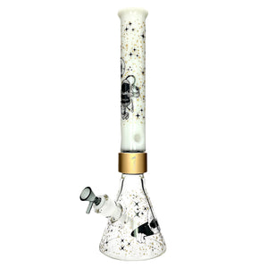 HALO SPACED OUT BEAKER SINGLE STACK (ONLINE ONLY) - Gold/White