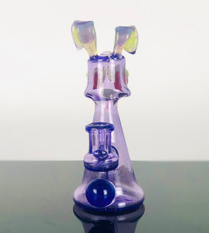 Purple Lollipop Bunny Rig Lofty Glass