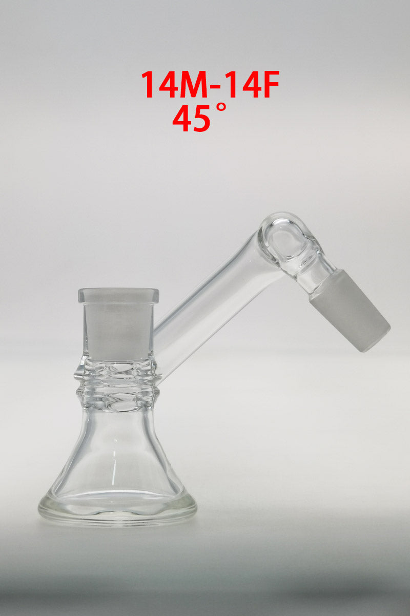 TAG - Non-Diffusing Ash Catcher (ONLINE ONLY) - (45 Degree) (14MM Male to 14MM Female) .05