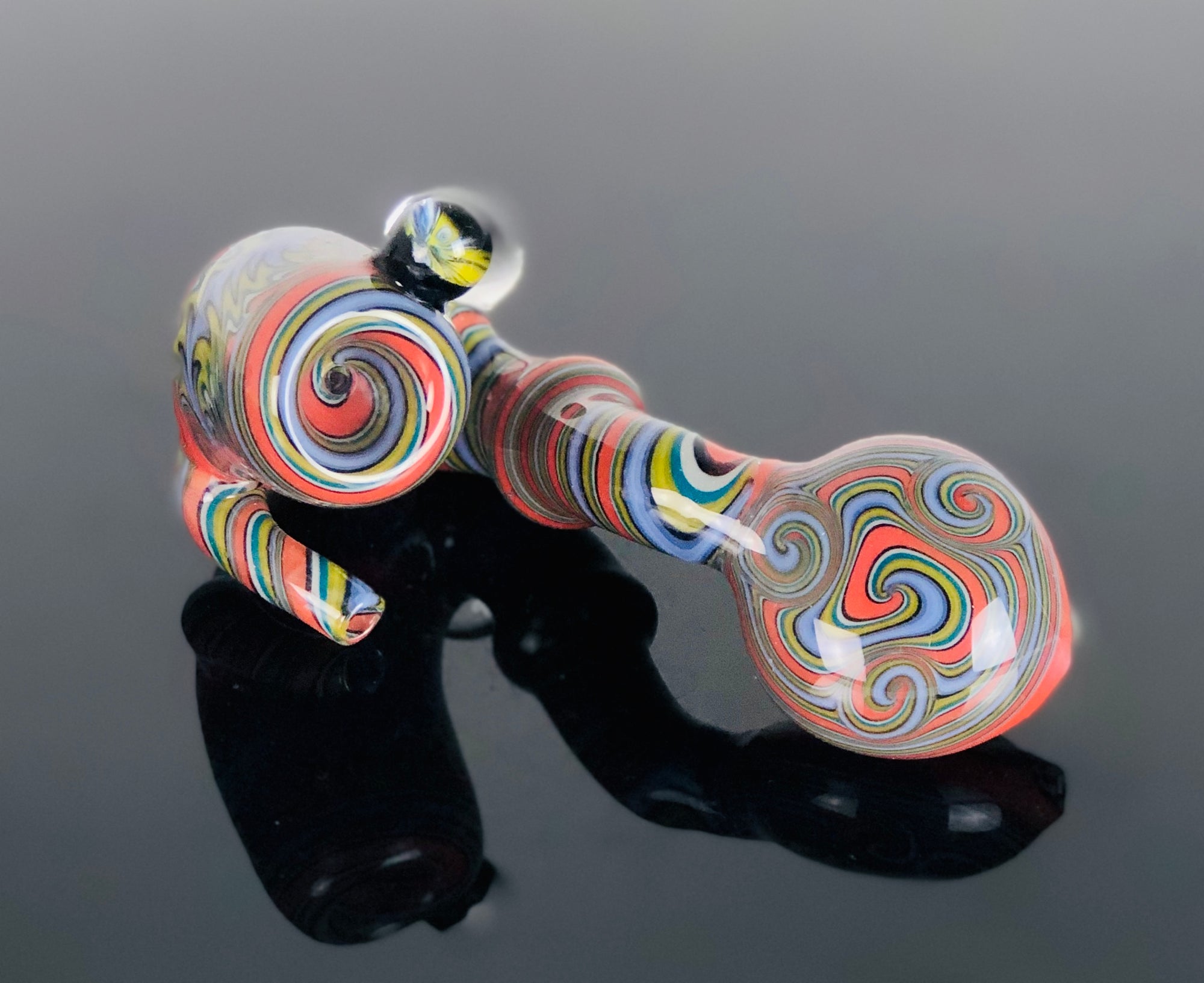 Mass Pipes Heady Worked Red and Purple Sherlock