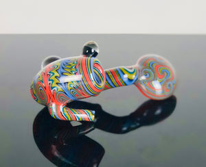 Mass Pipes Heady Worked Red and Purple Sherlock