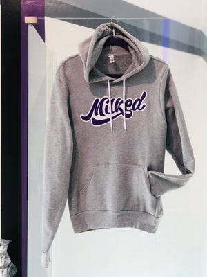 Milked Classic Purple Logo Hoodie - Small - Large