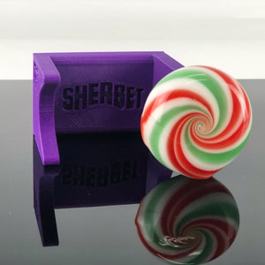 Sherbet Peppermint Swirl Pendant