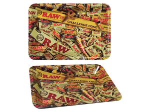 Raw Metal Rolling Tray Mini - Mix Products