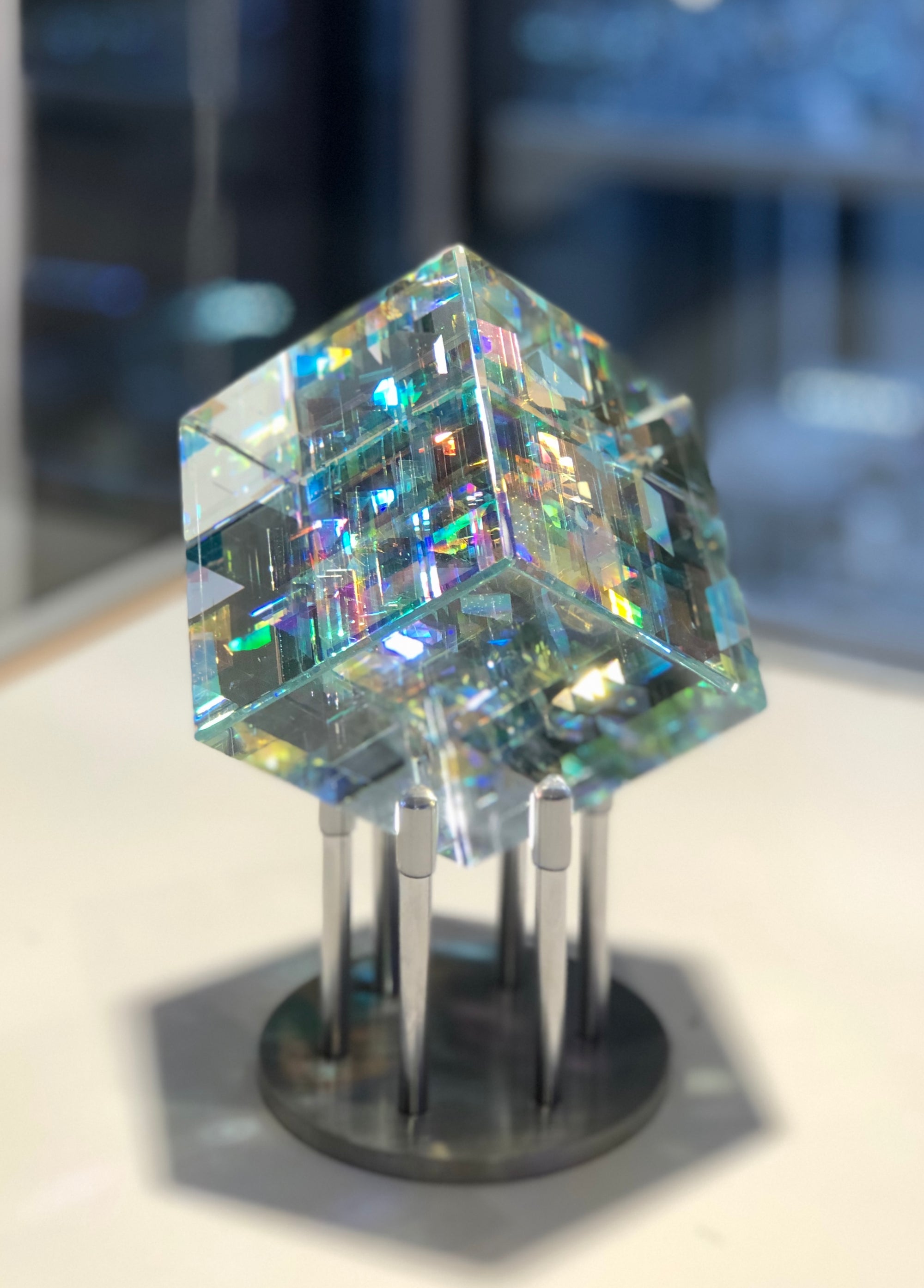 Akihiro Okama Dichroic Prism Cube + Stand