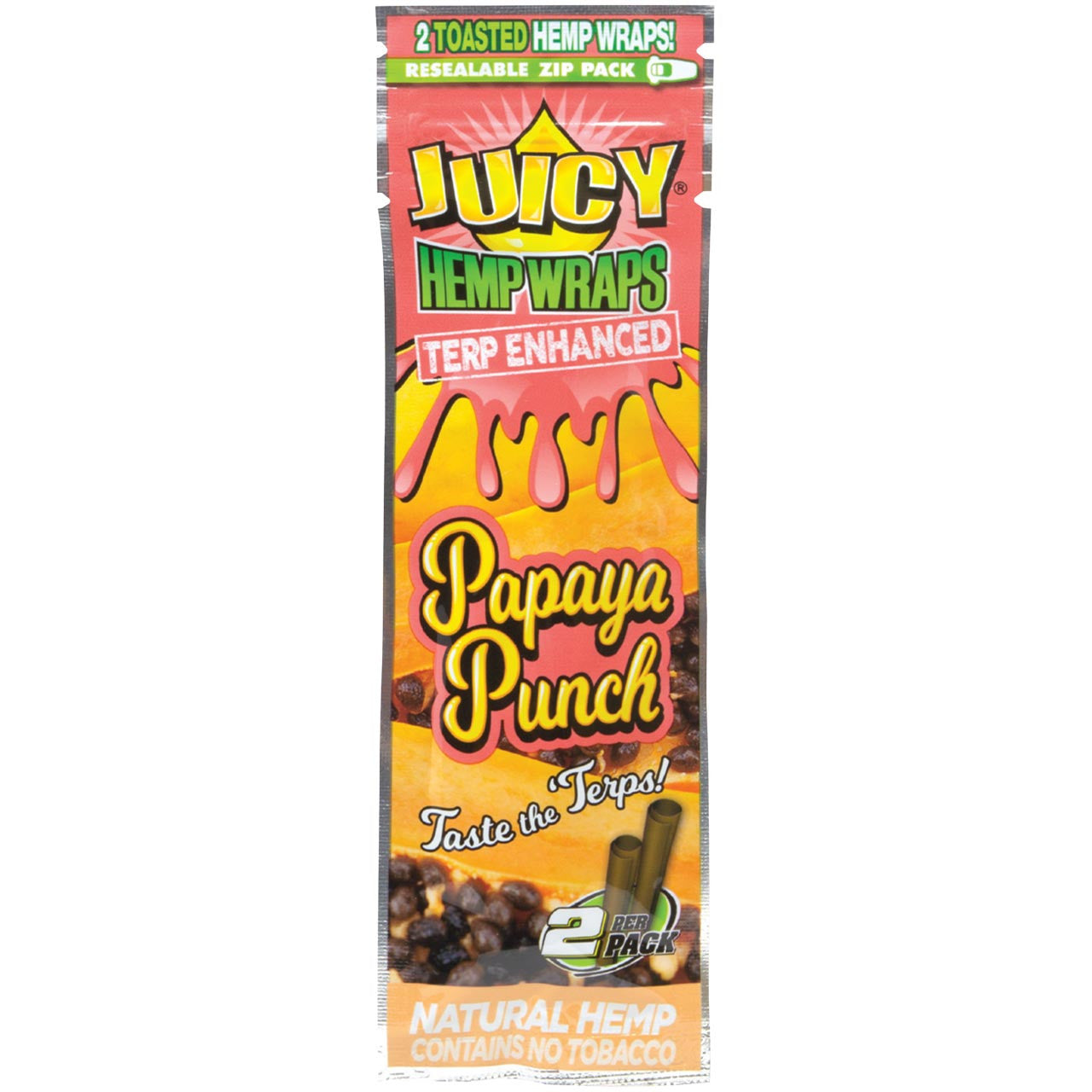 Juicy Jay's Terp Enhanced Hemp Wraps 2pk