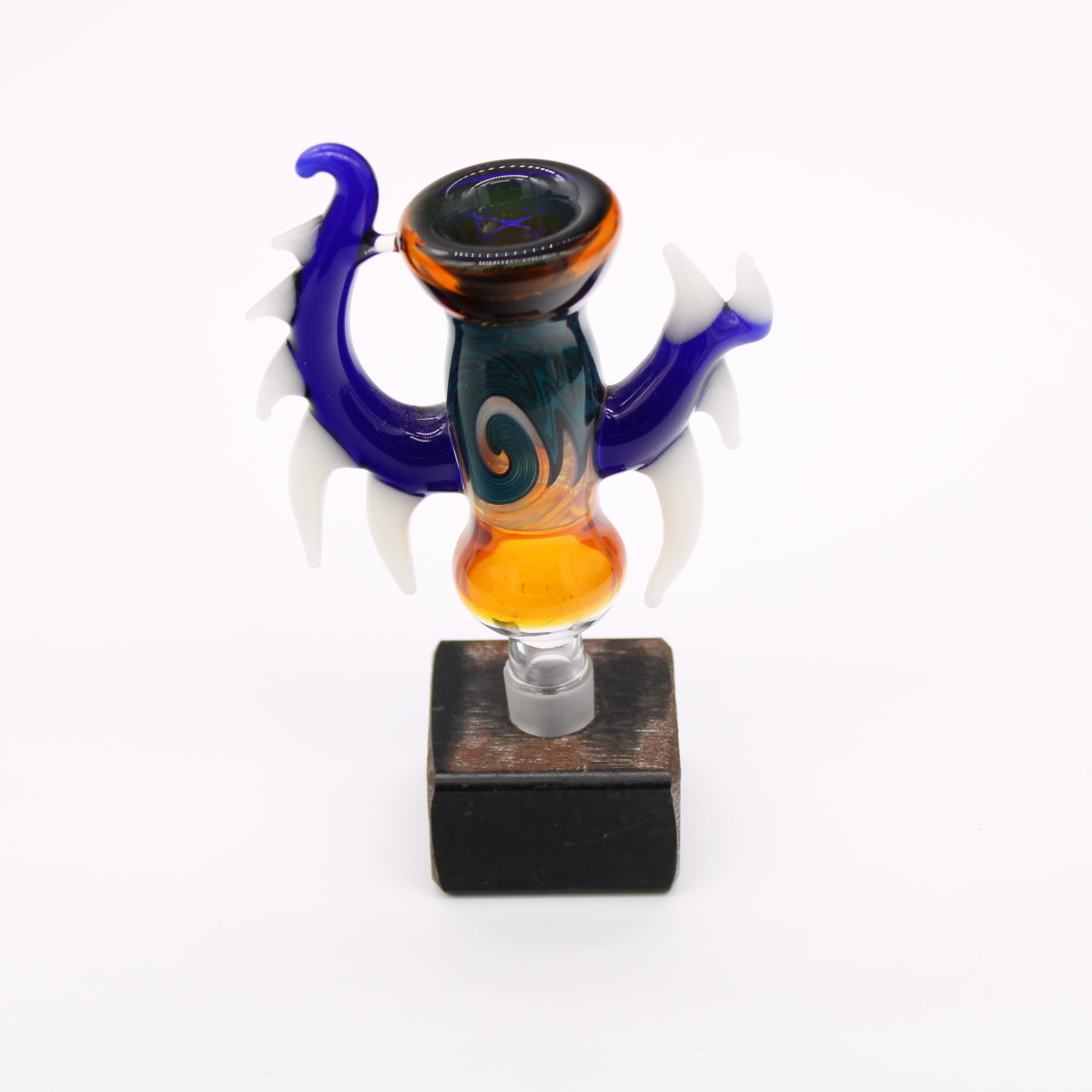 Heady Worked With Spikes 14MM Slide - 5