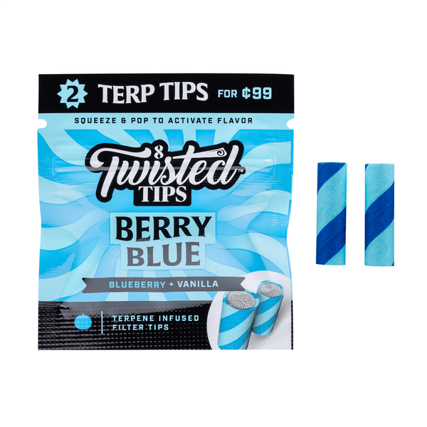 Twisted Tips Terpene Tips - Berry Blue