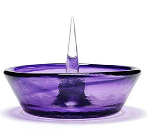 Debowler Glass Ashtray - Purple